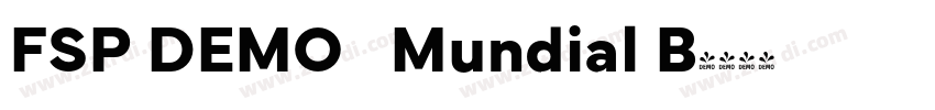 FSP DEMO   Mundial B字体转换